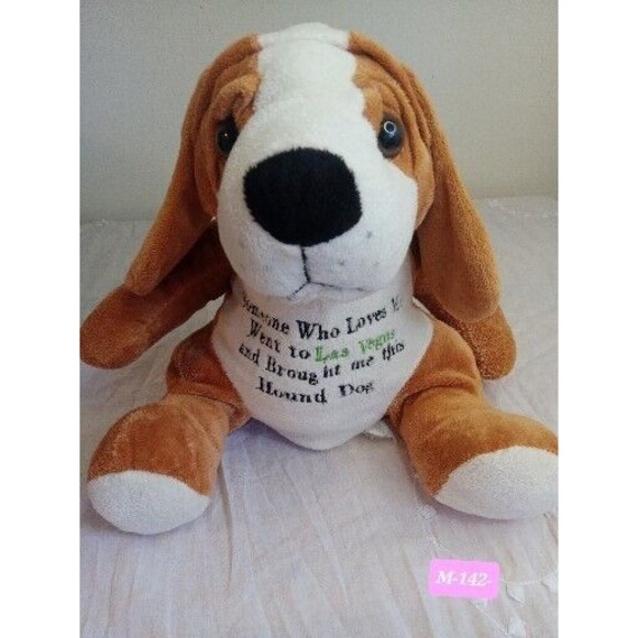 Royal Plush Toys Hound Dog Puppy Vegas Brown 12 Inch Plush Stuffed Animal Toy... - Picture 1 of 5